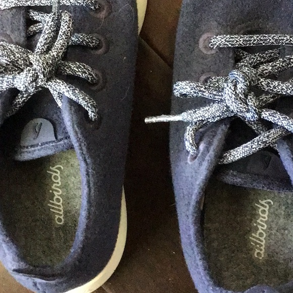 Allbirds Womens Wool Runners-Blue - Picture 3 of 4